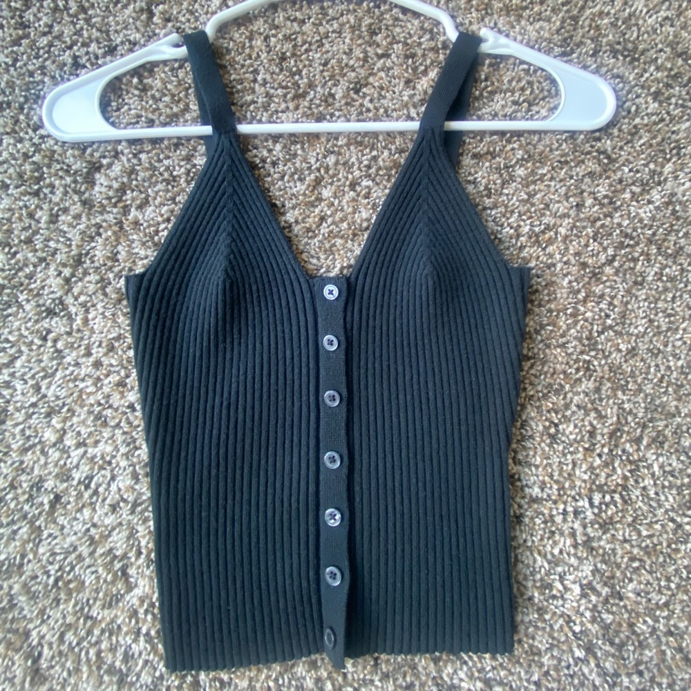 Aerie Cropped Sweater Tank